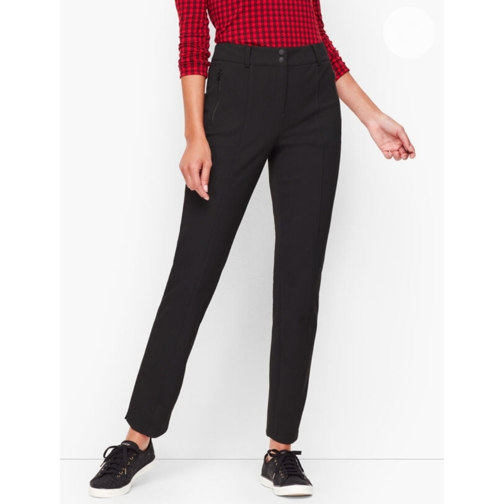 Talbots Stretch Twill Straight Leg Pants Size 12